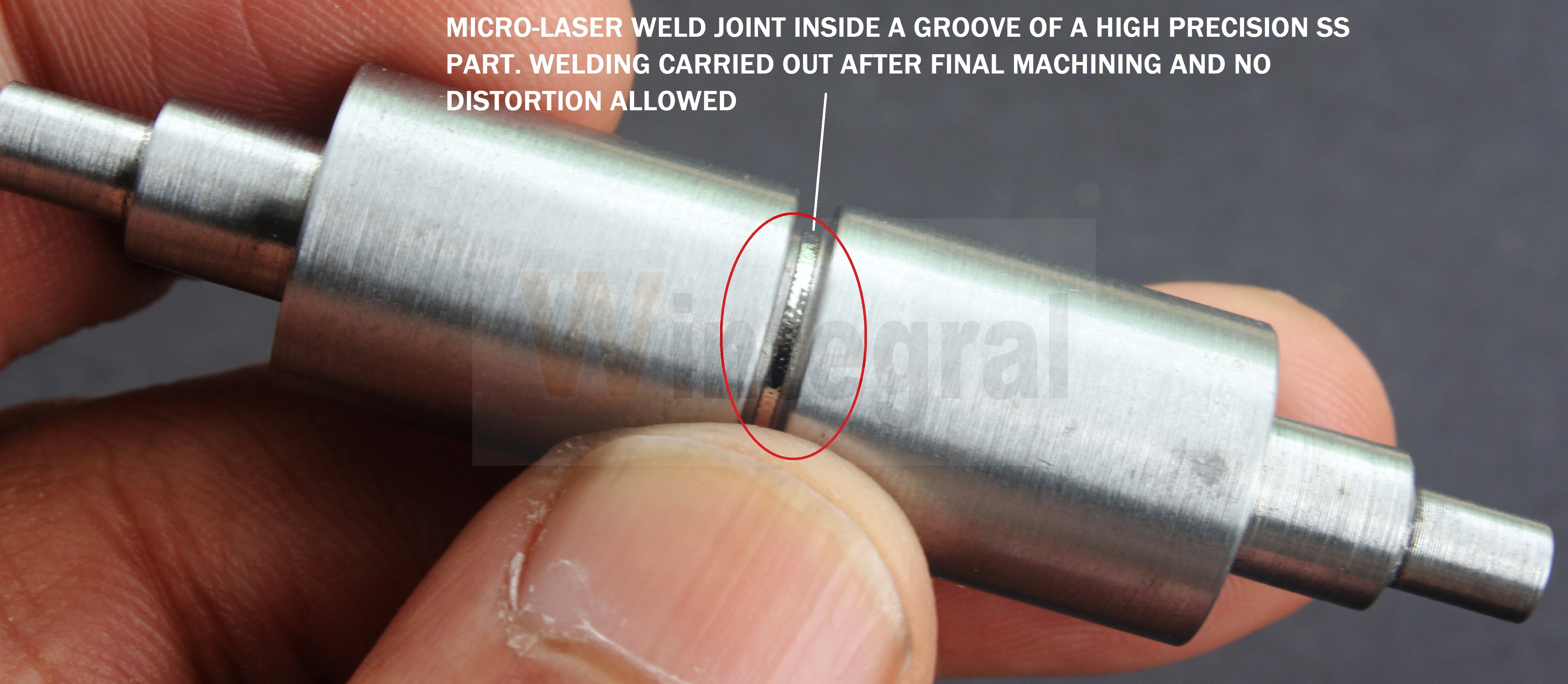 Laser welding work sample 4